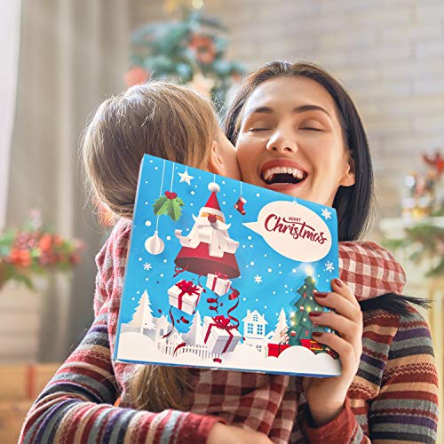 Fidget Party Toys Advent Calendar 2020 Christmas Countdown Calendar 24 PCS Fidget Relief Stress Toys for Count Down Xmas Holiday Party Favor Kids Adults Challenge