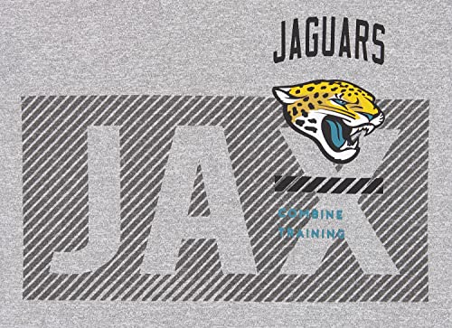 New-Era-NFL-Mens-Drill-Performance-Cool-Grey-Pullover-Hoodie-Pro-Football-Sweatshirt-Jacksonville-Jaguars-Large
