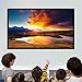 135inch Fixed Aluminum Frame Projector Screen, 16:9 HD 3D Ready Wall Mount Projection Screen for Indoor Movie Video Home Theater Cinema Office
