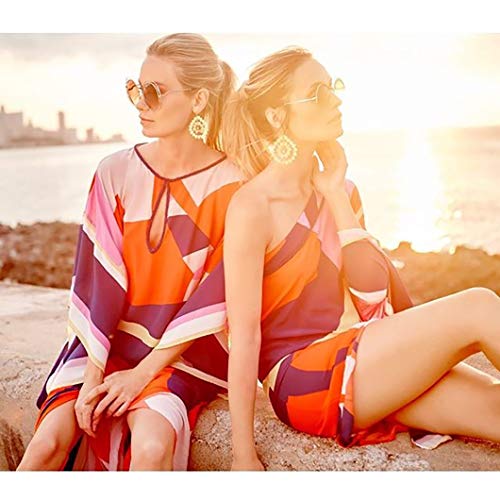 Image of Eddoyee Loose Beach Kaftan Dresses for Women Caftan Swimsuit Cover Up