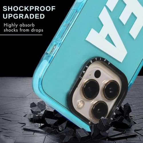 Image of for iPhone 12 Pro Max SEA Case Transparent, Grip Case Silicon Slim Fit Shock-Absorbing TPU Bumper & Anti-Yellowing Clear Protective Back Cover for iPhone 12 Pro Max (Blue, 01)