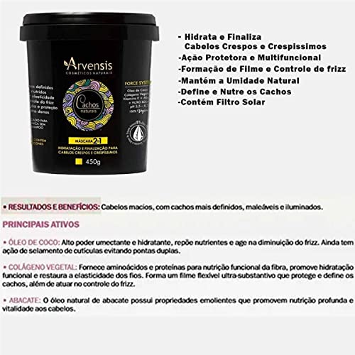 Kit Cachos Crespos Crespíssimo Arvensis Sh+ Cond +ativ+ 2x1