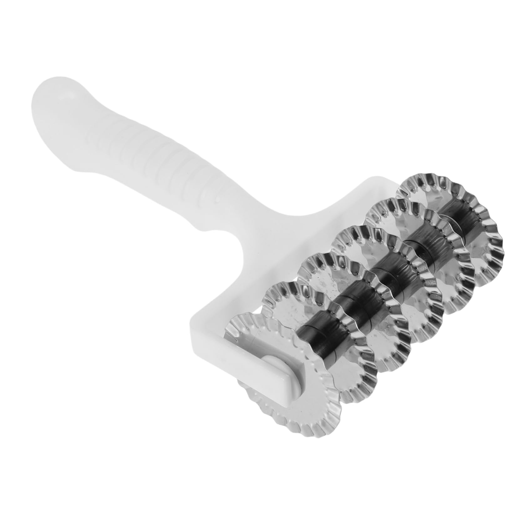 MUCKLILY Stainless Steel Noodle Cutter Manual Pasta Maker Tool for Quick and Efficient Cutting for Home Kitchens and Restaurants Versatile Spaghetti and Pastry Accessory