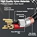JOLGOO 1/4 TRS Right Angle to XLR Male Audio Cable, 10ft 3-pin XLR Male Balanced Audio Cable for Mixer, Microphone, Studio, Stage Equipment, Reliable Connection for Clear Sound
