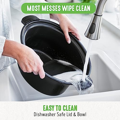 Greenlife Cook Duo Healthy Ceramic Nonstick Programmable 6 Quart Family-Sized Slow Cooker, Pfas-Free, Removable Lid And Pot, Digital Timer, Dishwasher Safe Parts, Pink #TOP6