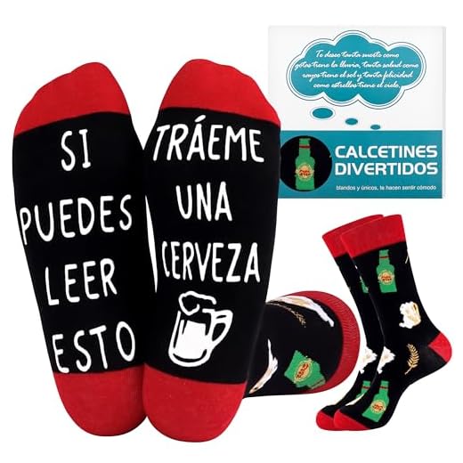 Rebundex Regalos Originales para Hombre Amigo Invisible Calcetines Cerveza Hombre Regalos para Hombre Cumpleaños Regalo Hombre Original Regalos para Hombres Navidad Regalos Hombre Del Día Del Padre