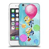 Head Case Designs Licenciado Oficialmente Despicable Me Bob y Stuart Burbuja Minions Acuarela Carcasa de Gel de Silicona Compatible con Apple iPhone 6 / iPhone 6s