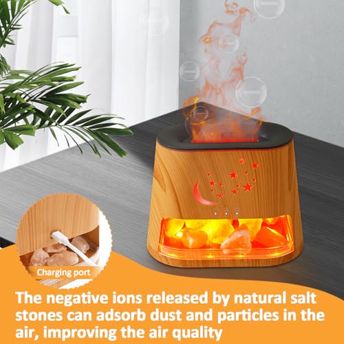 Difusor aromático eléctrico 2-en-1 con lámpara de sal del Himalaya 260 ml miniatura 6