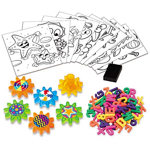 Crayola Draw' N Store Wood Studio Set, Kids Easel, with