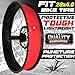 PAKCHEF 20x4.0 Bike Rim Strips, 2 Pack Nylon Tire Liner for Fat Tire Bicycles, E Bikes & Mountain Bikes Inner Tube Protection from Spokes & Punctures for 20x4 Wheels