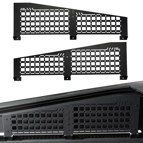 JOYTUTUS Truck Bed Molle Panels Compatible with Cybertruck 2026 2025 2024 2023 Molle Side Panels L-Track Molle Panels Organizers Cybertruck Accessories, 2 Pack