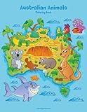 Australian Animals Coloring Book 1 (Volume 1)