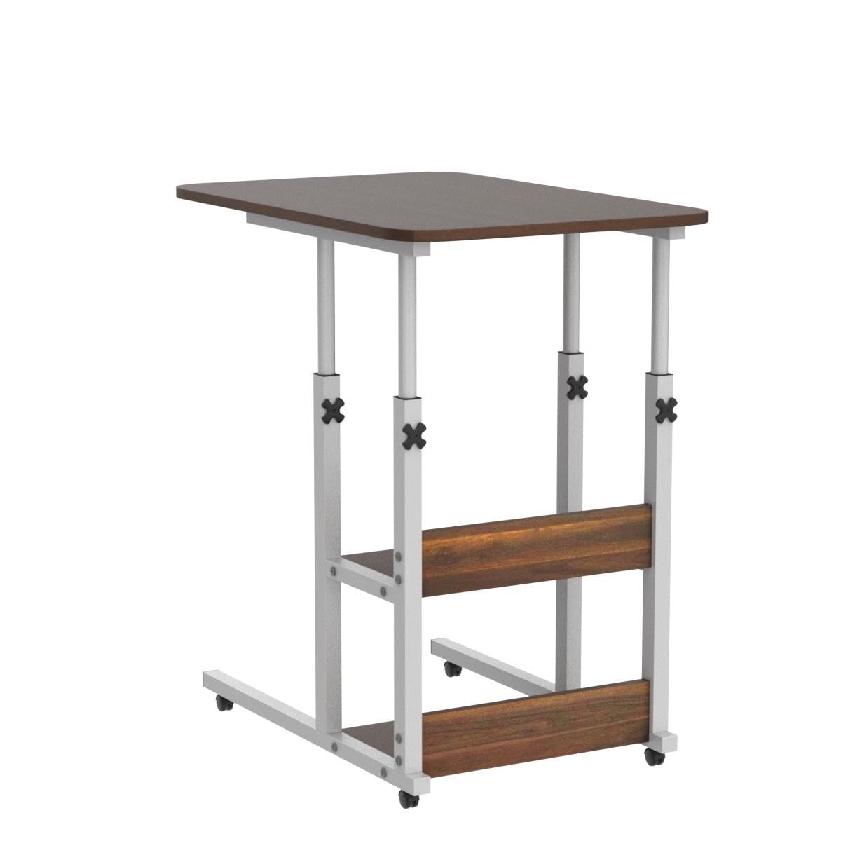 HOMELAND Wooden Laptop Table for Home Office Work|Bed|Students|Kids|Laptop Desk Stand|Side Portable Lapdesk|Brown (40x 60x 60cm) 2