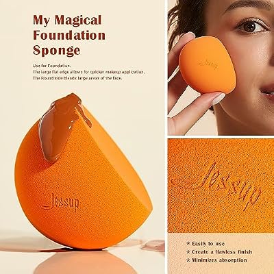Jessup 25pcs Makeup Brushes T215 with Makeup Sponge Sets SP013