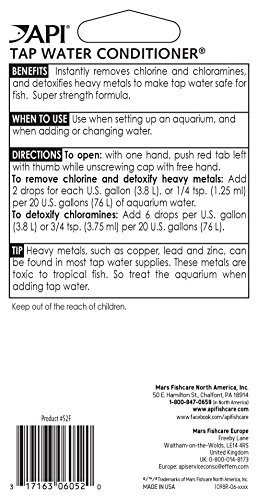 Api Tap Water Conditioner Aquarium Water Conditioner 1.25-Ounce Bottle #TOP1