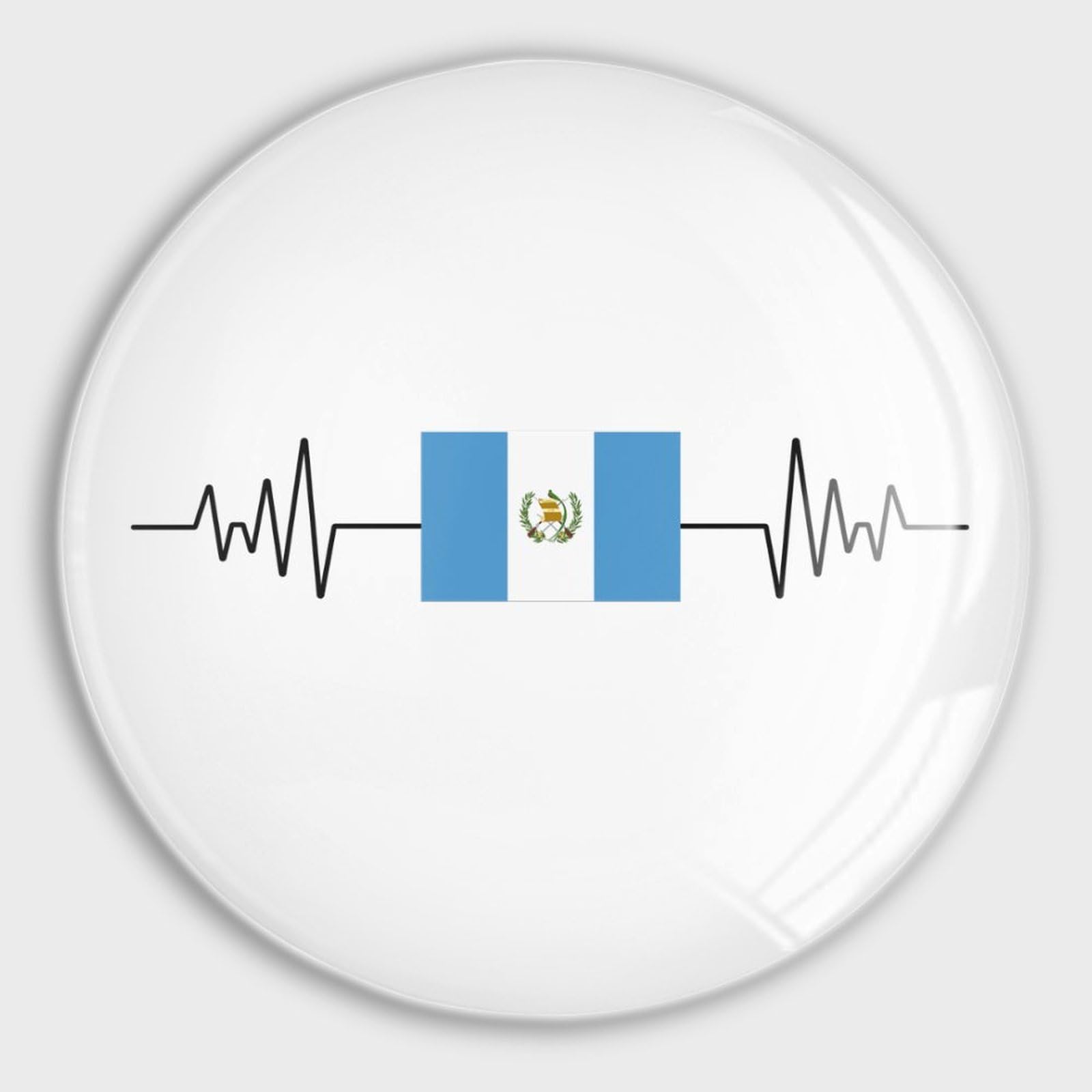 Imanes de Guatemala Heatbeat para organizar tu oficina y pizarra blanca con orgullo