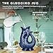 Gurgle Glug Jug The Bubble Jug® Surf Blue 50 fl oz 1.5L Litre Extra Large Pitcher - Fish Shaped Jug - Decorative Ceramic Glugging Cocktail, Water and Gin Vase and Gurgling Carafe Pot