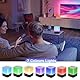 5 in 1 Wecker Bluetooth-Lautsprecher Nachtlicht, Nachttischlampe mit Berührungssensor, Dimmbares Warmes Licht und Farbwechsel, RGB LED Tischlampe, Kabelloser Lautsprecher für Kinder, Schlafzimmer
