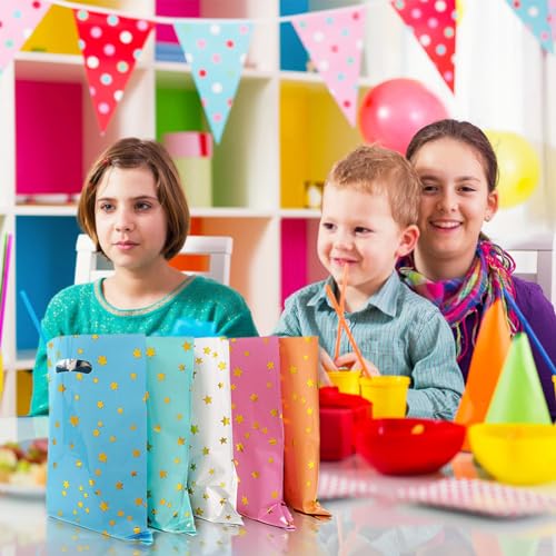 Zgorendz 40 Pack Party Favors Bags Assorted Colors Goodie Bag For Kids Birthday Baby Shower thumb #3