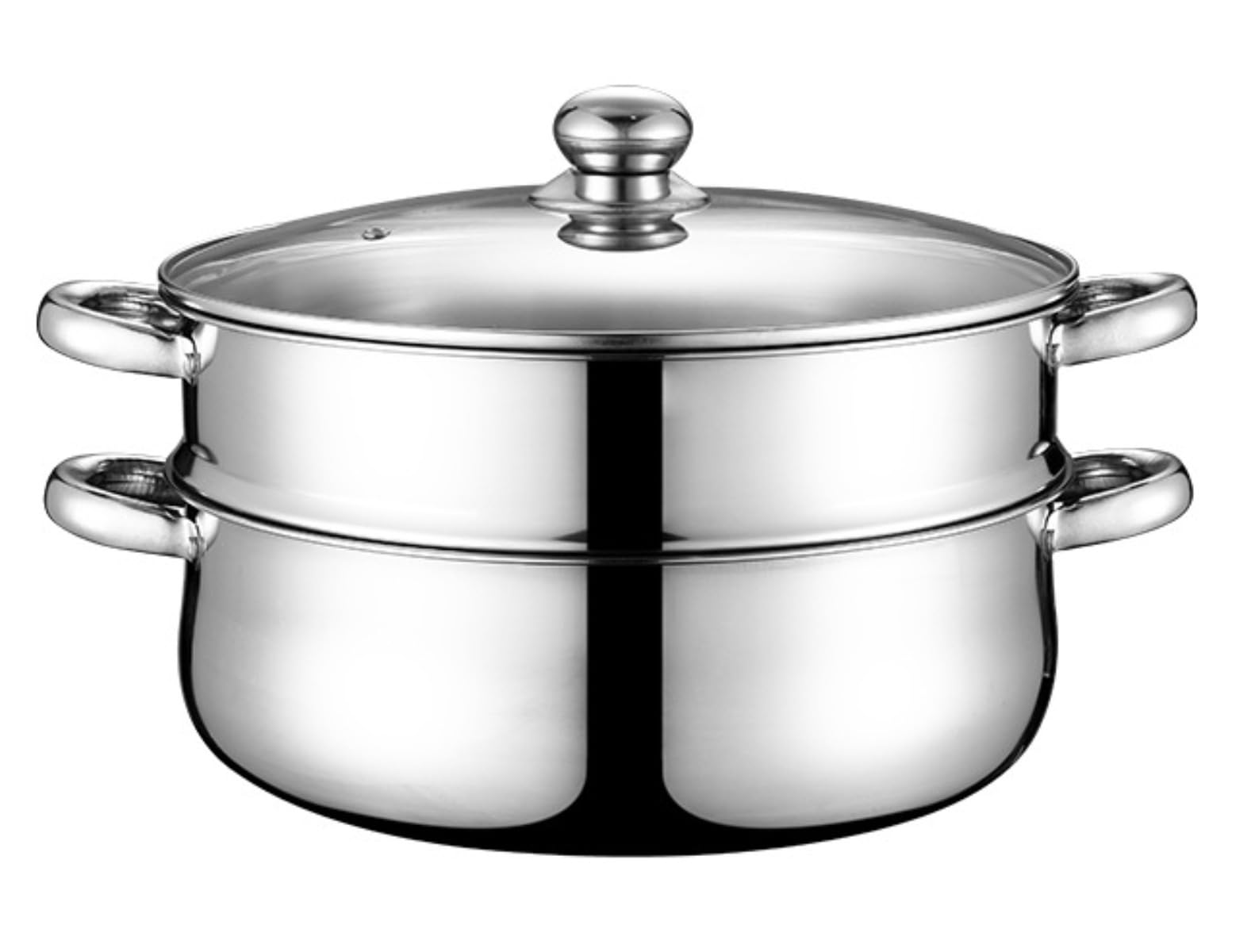 超軽量ステンレス 蒸し器 多層式 蓋付き Amazon | Zebeer 高品質なステンレス製多層蒸し器（蓋付き）。家庭用