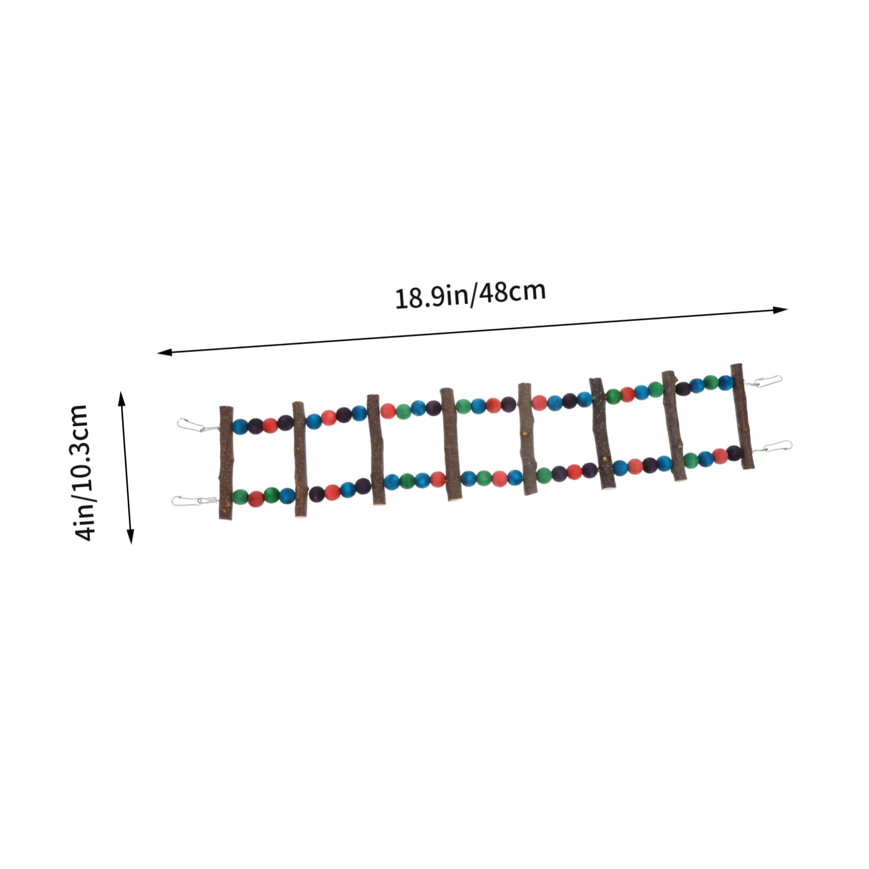 BESPORTBLE 3pezzi Giocattolo Per Pappagalli Da Masticare e Arrampicarsi Accessorio Multifunzionale Per Uccelli Sicuro e Facile Da Appendere Stimola Attività Fisica e Gioco