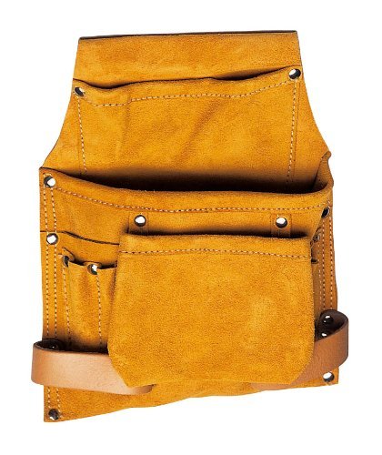 Maurer 84239 Borsa Carpentiere, 3 Tasche E 2 Asole, Beige