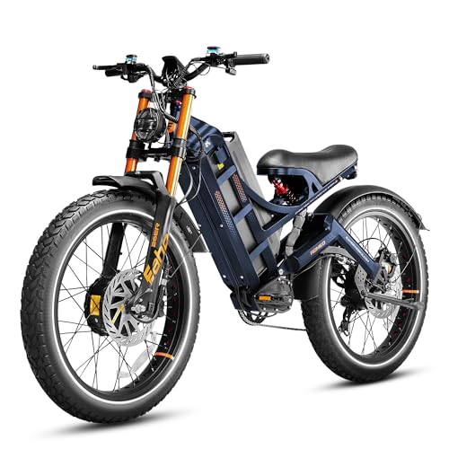 Image of 2026 eAhora Romeo Pro 3 /2 52-46 Mph Electric Bike for Adults, 6000W /4000W /2500W Dual Motor Ebike 60V 80Ah /52V 70Ah Battery 235+Miles Long Range, 26*4.0 inch /20*4.5 inch Fat Tire, Full Suspension, All Terrain