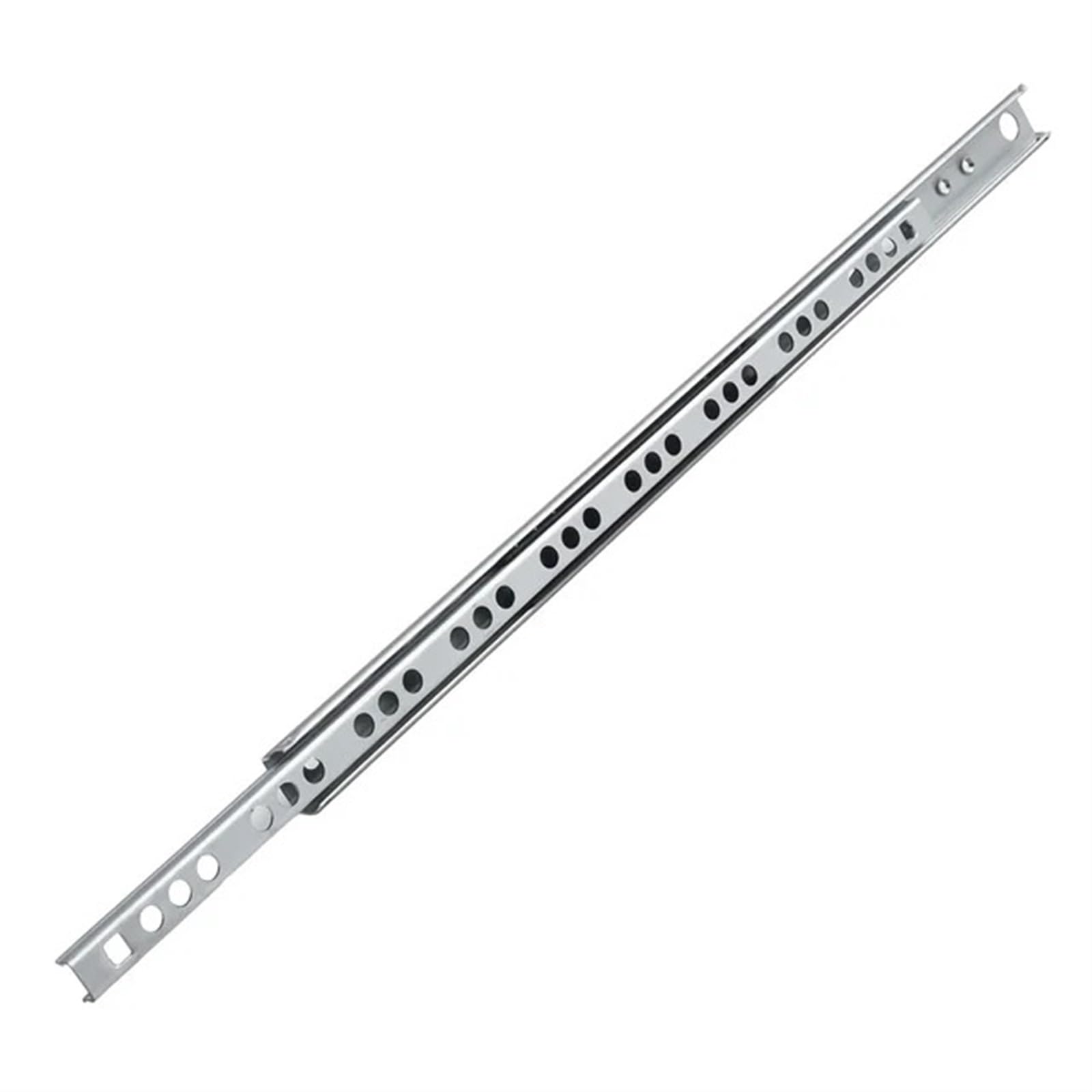 Cyjaznhh One Color Drawer Runners Steel Ball Rail Slides 2 Pcs 2 Sections 17Mm Wide 8/10/12/13/16In(13In)