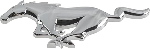 Emblema cromado montado en rejilla compatible con Ford Mustang 2010-2014