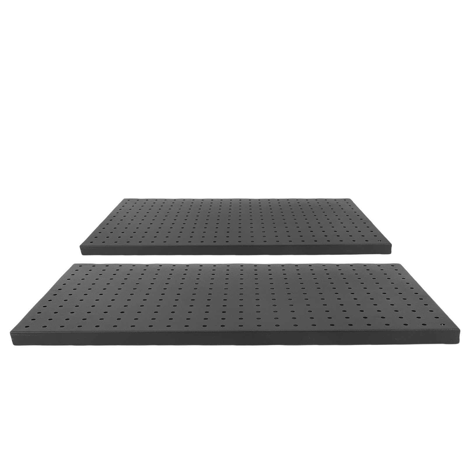 CHICIRIS Pannelli Forati in Metallo, Organizer Parete in Acciaio Resistente, Confezione 4 24 X 12 Cm per Deposito Attrezzi in Garage, Ufficio Domestico e Officina