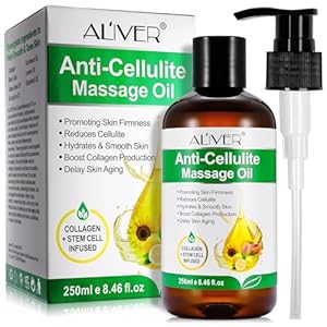 Anti Cellulite Massage Oil, Firming Body Massage-Oils, for Belly, Thigh and Buttocks Fat | Anti-Aging Skin Care Oil, Moisturizes and Smoothes Dry and Rough Skin | 250ML