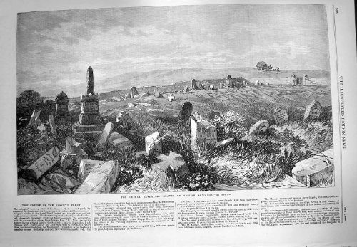 Copie 1869 Britannique d'Antiquité de Soldats de Tombes de Guerre de la Crimée