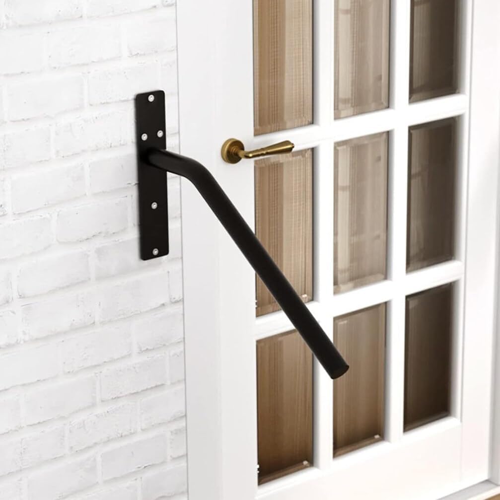 Housoutil Stair Handrail Bracket Minimalist Design for Modern Home Decor Stairway Railing Hardware