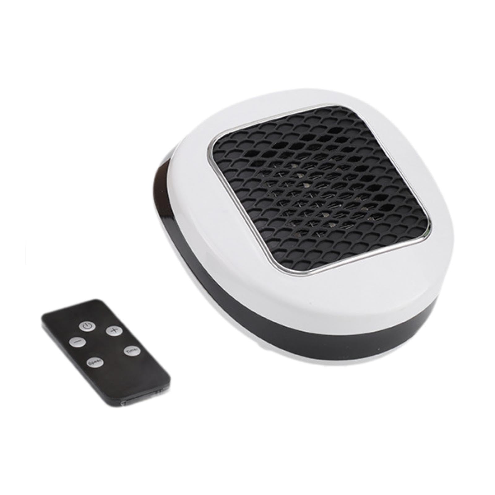 perfk Calentador de Ambiente de Calentamiento rápido, 600 W, Ahorra Espacio y es silencioso, Ideal para dormitorios, hogares y baños.