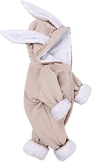 DCUTERQ Baby,Clothing,Baby Boys 0-24m,Bodysuits & One-Pieces,Rompers DCUTERQ Baby Boys Girls Winter Warm Outfits Cute Rabbit Ear Hooded Clothes Long Sleeves Zipper Romper Outwear Jumpsuit