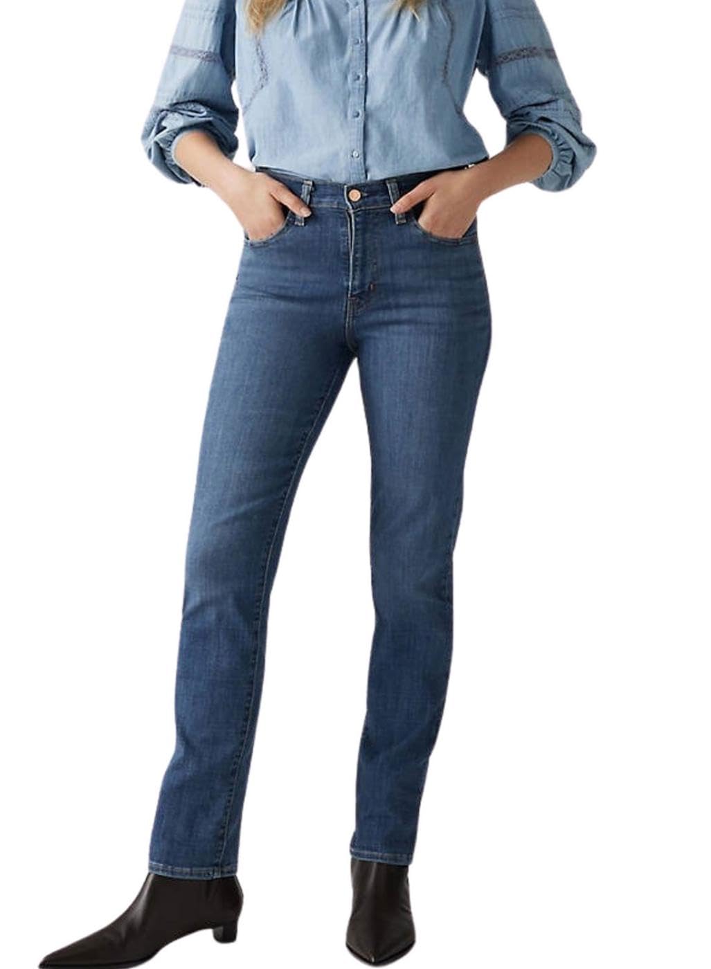 Levi's Women's Way Way Back 724 High Rise Straight Denim Jeans, Colour Way Back, Size 30 32, 30W X 32L