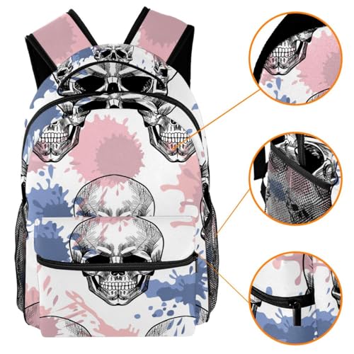 Sac à dos de voyage décontracté multicolore pour ordinateur et cours