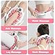 HOVCEH Cellulite Massagegerät, Massageroller Beine, 360° Abdeckung Anti Cellulite Massage Massagegerät, Massageroller Roller Mit Griff, Abnehmbare Massageköpfe für Beine Arme und Bauch (Rosa)