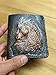 Unicorn, Horse, Fashion Women's 3D Genuine Leather Bifold Wallet, Snap Closure, Small Wallet, Credit Card Holder, Coin Purse with ID Window