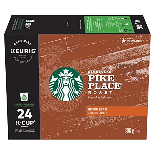 Starbucks Pike Place Roast 24 capsules de café K-Cup