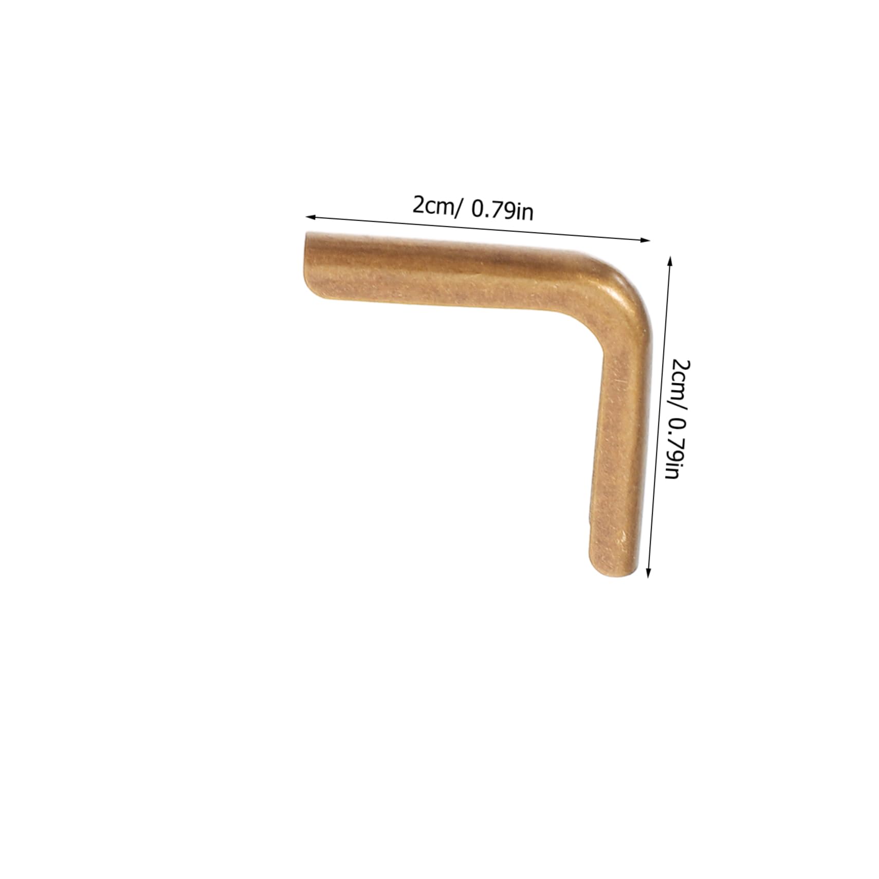 Generic Metal Scrapbook Photo Corners 22MM Right Angle Book Corners 3MM 100pcs Set