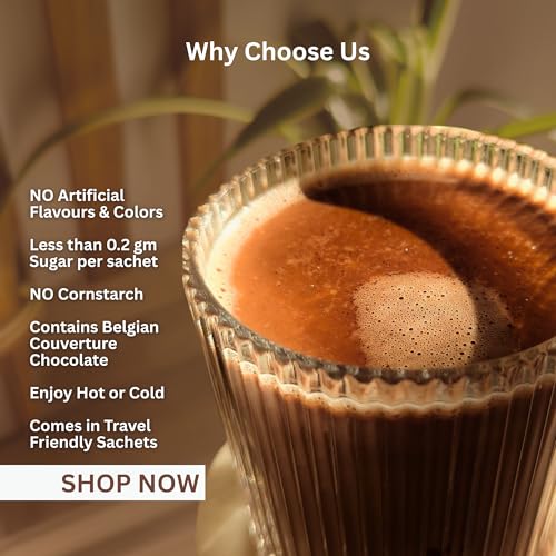 Image of Taste Junction Festive Gift Hamper | Iced /Hot Chocolate Mix | 6 Flavors | 18 Sachets | <0.2G Sugar Per Sachet | Great for Gifting