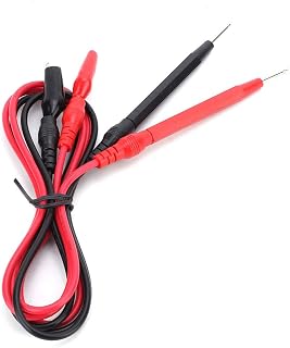 Ponta de prova do multímetro, fio prático do multímetro, aparelhos elétricos para teste