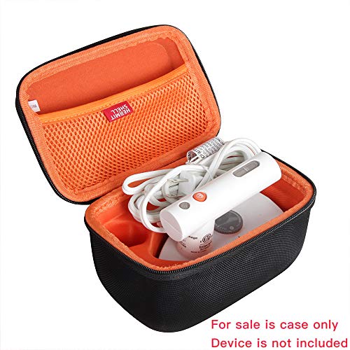 Hermitshell Hard Travel Case for Sharper Image SI-755 Mini Steam Iron (Black+Orange) (Only Case) - Image 3