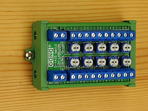 Dimmer Control 10-Lights Led Hub Distribution Module, Ac/Dc 5 To 24V Input, For Ho/N/O Train Model #TOP5