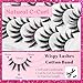 5 Pairs Cosplay Manga Lashes 3D Little Devil Spiky Eyelash Cute Doll Anime Lashes Japanese Style Makeup Eyelashes Natural Look Halloween Lash Beauty Extension Tools