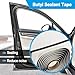 ZOLLEFY Butyl Sealing Tape 13 Feet 2-Pack - Ideal for Automotive Parts, RV, and Boat Windows, Doors, and Windshield Sealing, Headlight Sealing Putty Tape