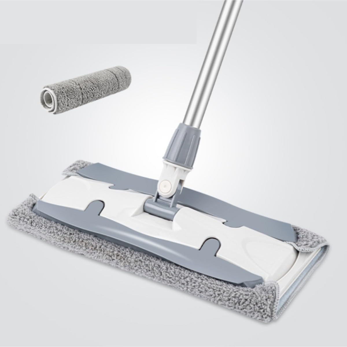 Fregona Fregona Plana con Pinzas De Tela, Doméstica Doble Propósito For Suelos Húmedos Y Secos, Artefacto For Fregar Facilidad Limpieza Suelo