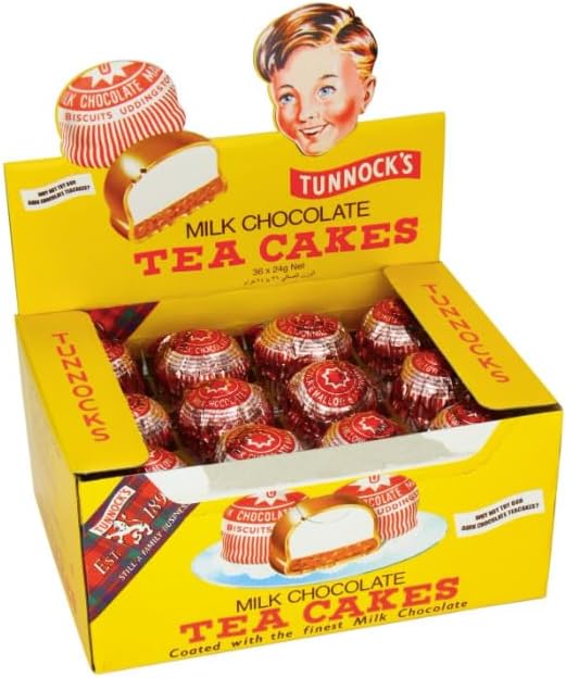 CD Tea Cake Milk Chocolate Biscuits, 36 x 24g Full box, Perfect for the Gift
