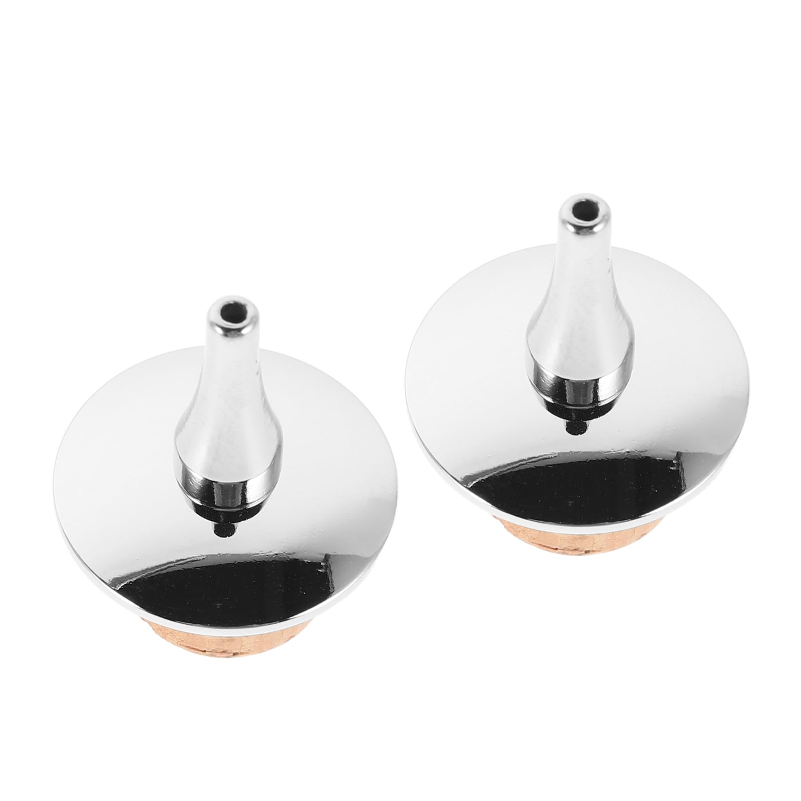 Boquillas vertidoras de licor con tapón de corcho de madera natural y diseño elegante, 2 uds